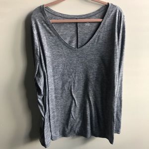 Lane Bryant 22/24 long sleeve gray shirt